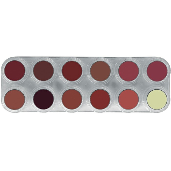 Grimas LB 12 Colour Palette Lipstick